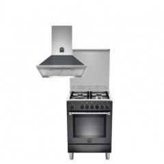 La Germania AM6 4C 61 C NE T Μαύρη Κουζίνα Αερίου + K60 AM L NE A 60cm Inox - Μαύρος Επιτοίχιος Απορροφητήρας La Germania AM6 4C 61 C NE T Μαύρη Κουζίνα Αερίου + K60 AM L NE A 60cm Inox - Μαύρος Επιτοίχιος Απορροφητήρας -ΣΕ 12 ΑΤΟΚΕΣ ΔΟΣΕΙΣ